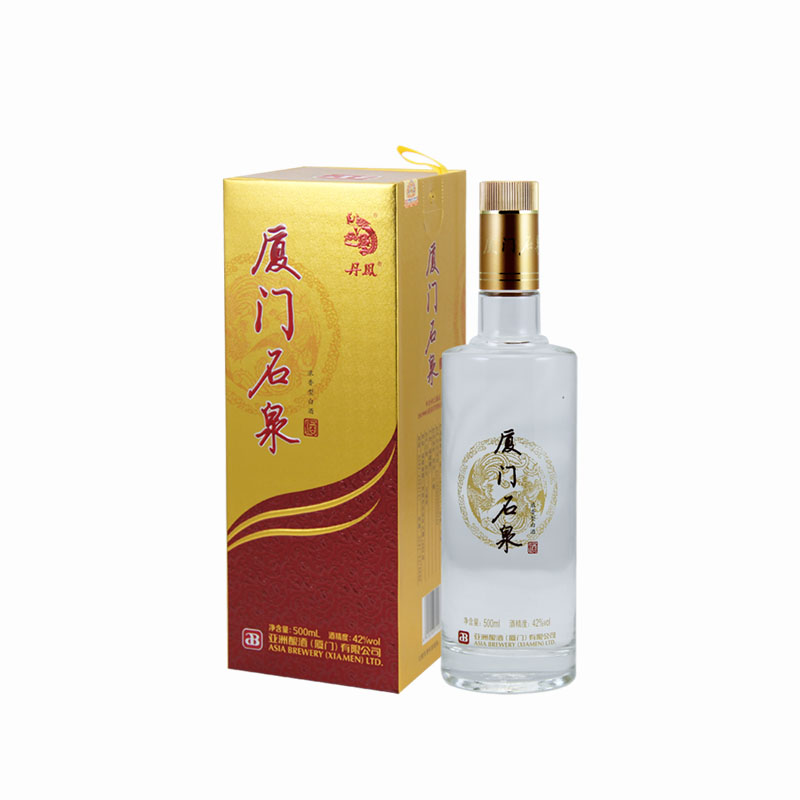 厦门丹凤石泉酒42度浓香型白酒500ml/瓶固态法纯粮食高粱酒礼盒装