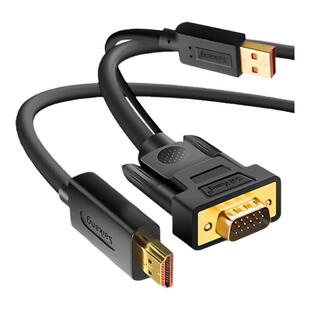 vga转hdmi高清线笔记本台式电脑主机连接显示器电视投影仪转换器