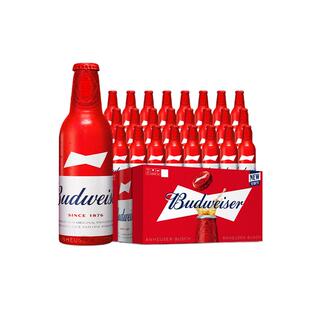 百威经典铝瓶拉格啤酒9.7°P铝罐整箱批发