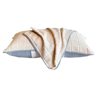 洁丽雅全棉纯棉枕巾一对装高档2025新款毛巾布双面枕头巾加厚男生