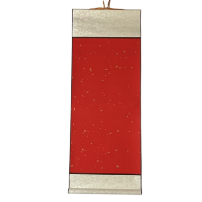 蜡染宣纸空白装裱卷轴空白长卷挂轴书法创作宣纸画轴书画挂轴空白