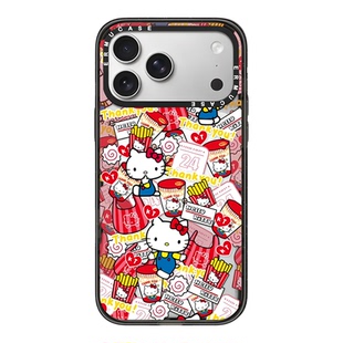 （13-17 Series）ERMUCASE THANK YOU凯蒂贴纸适用于苹果iPhone17ProMax/17Pro/Air/16ProMax15Pro磁吸手机壳