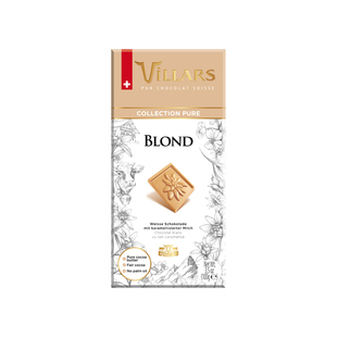 Villars太妃糖味巧克力排块瑞士进口维利斯高端零食生日礼物送礼