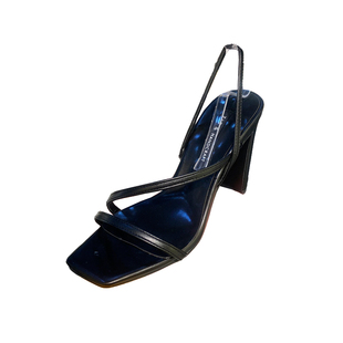 韩国东大门2023夏季新款方头露趾镂空后挂脚后空扁扁跟方跟凉鞋女