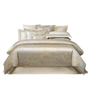 高奢200支正品1000TC高级埃及棉床上四件套A类无荧光裸睡被套床单