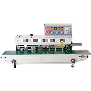 封口机FRM-980全自动墨轮连续印字日期塑料袋薄膜铝箔袋茶叶袋商用包装机械