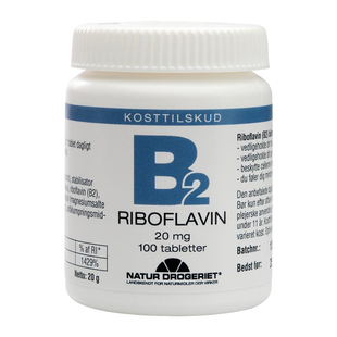 【自营】Natur丹草集维生素B2核黄素口腔上火舒缓眼部60片/瓶片剂