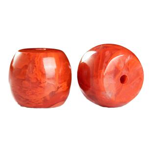 天然南红老型桶珠单珠散珠小金刚108颗百香籽diy隔珠星月菩提配饰