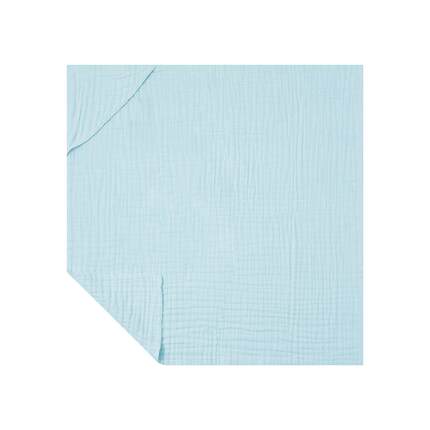 嫚熙新款婴儿纱布浴巾纯棉宝宝新生儿童浴巾抗菌洗澡包被裹巾