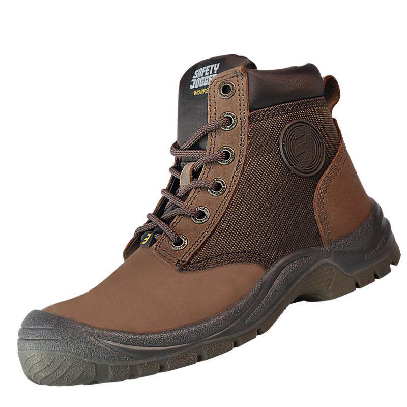 safetyjoggers疯马皮鞋面劳保鞋