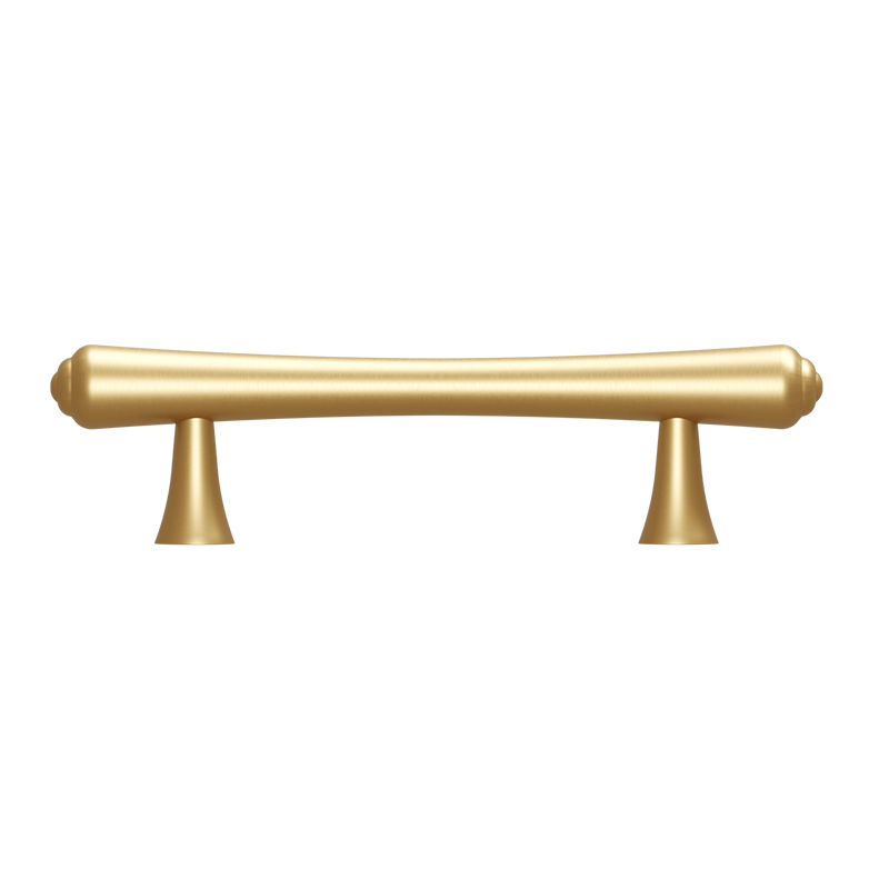 松笺实心黄铜纯铜法式柜门拉手衣柜橱柜抽屉柜子美式高级现代把手