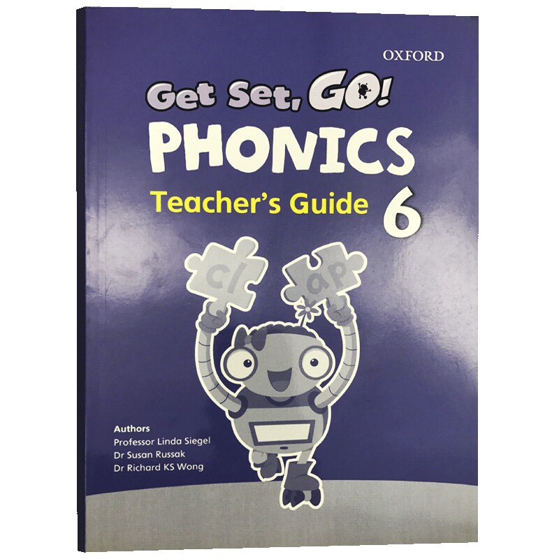 牛津幼儿自然拼读配套教师用书6级别 英文原版小学教辅 Get Set Go Phonics Teacher’s Guide 6 英文版进口英语儿童启蒙教材书籍