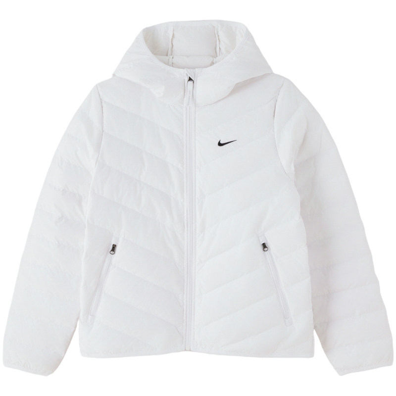Nike耐克女装2026冬款拒水防风轻薄保暖连帽羽绒服外套IF5884-100