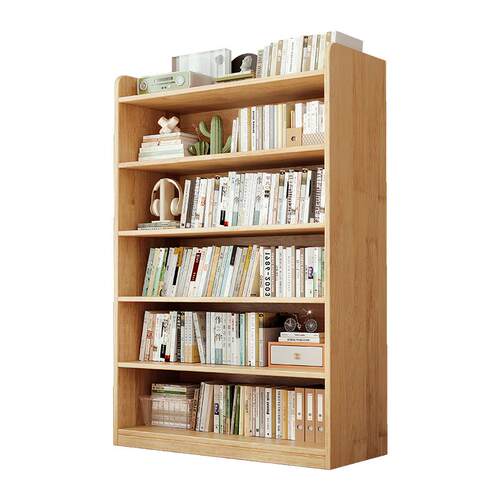 实木飘窗书架书桌旁置物架窗台收纳储物柜多层小矮柜学生靠墙书柜