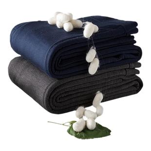 威迈凡秋冬100桑蚕丝填棉裤男士加厚羊毛保暖裤女羊绒秋裤打底裤