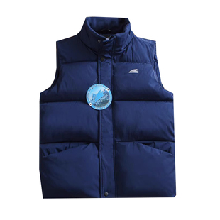 砖业户外！中空保暖纤维！防风防泼水！冬季男立领加厚棉马甲背心