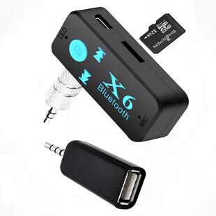 车载aux改转换usb母接口数据线3.5插头汽车音频线转接mp3插u盘用