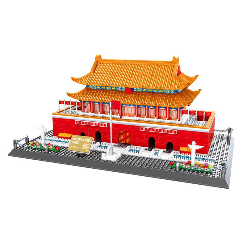 万格北京天安门城市建筑积木