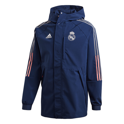 Adidas/阿迪达斯正品当季新款男子连帽足球运动夹克外套 FR3878