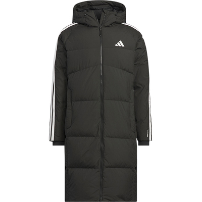 Adidas/阿迪达斯正品2025秋季款男士日常保暖连帽羽绒服KC2498