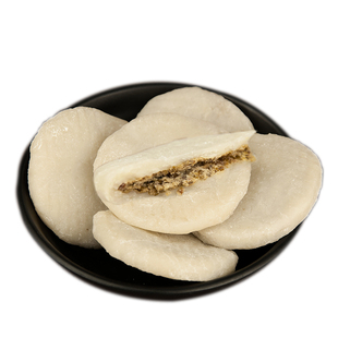 湖北绿豆糍粑鄂州农家手工绿豆粑油粑糯米咸味20个真空包装