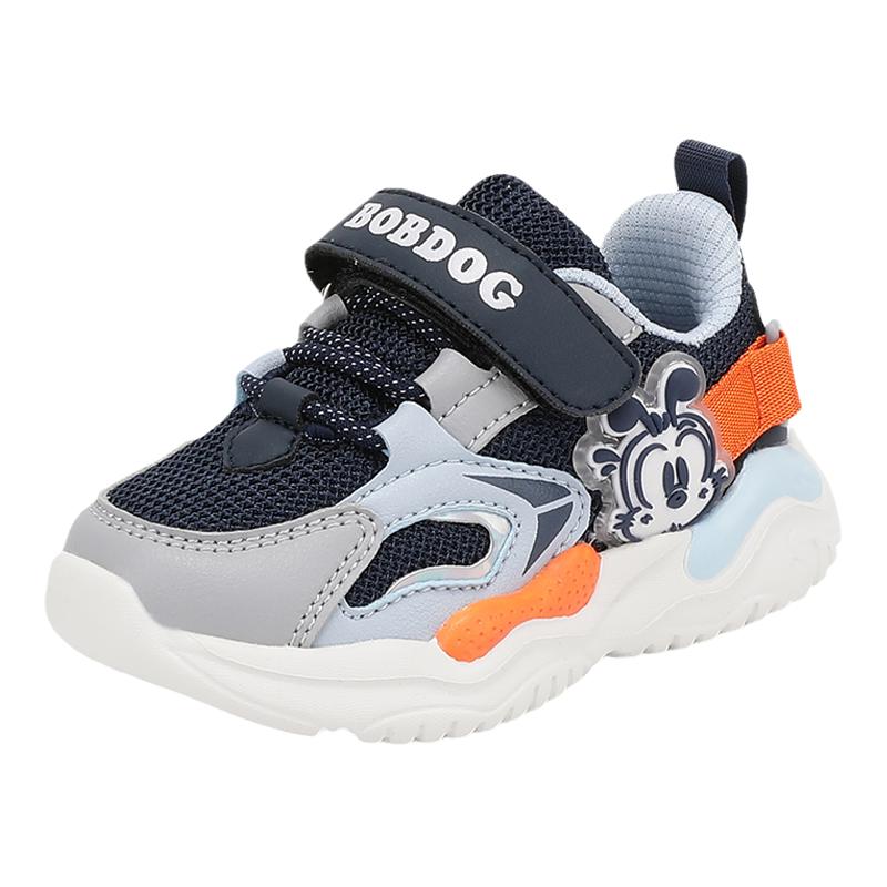 巴布豆童鞋男童鞋子2025新款秋季软底婴儿鞋男宝宝鞋女儿童学步鞋