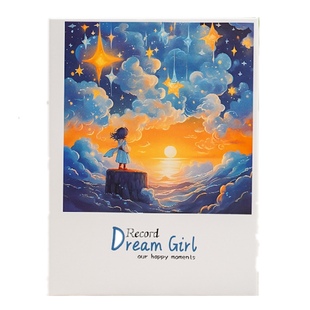 包邮美甲贴纸收纳本指甲贴名片车票收纳插页式5寸相册影集纪念册