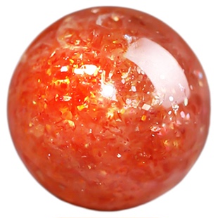 天然金太阳石散珠单珠子橙月光石草莓晶水晶串珠手串手链diy配件