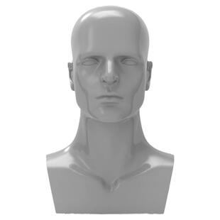 高档男士模特头假发支架头模道具模型泳镜泳帽造型头模围巾展示架