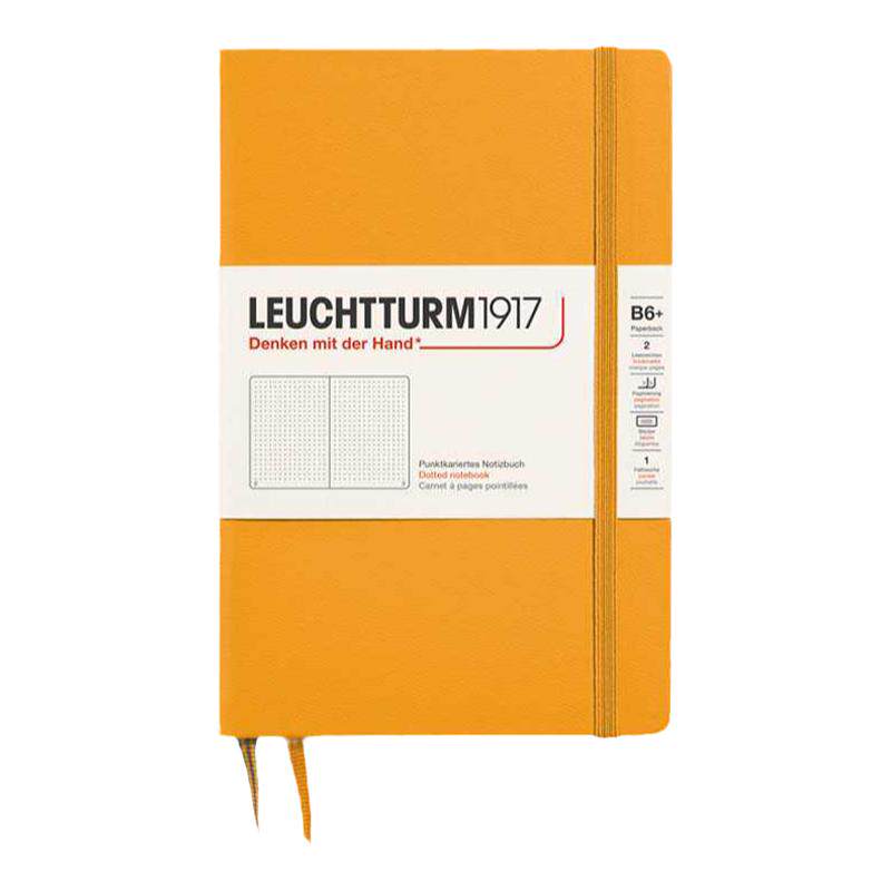 德国leuchtturm1917 灯塔笔记本记事B6+硬封皮商务手账本子无酸纸