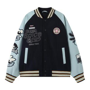 【飞天小女警联名】BJHG不计后果棒球夹克外套男款春季潮牌情侣装
