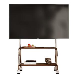 CABTE电视机支架落地可移动电视架柜不锈钢小户型电视柜支架55/65