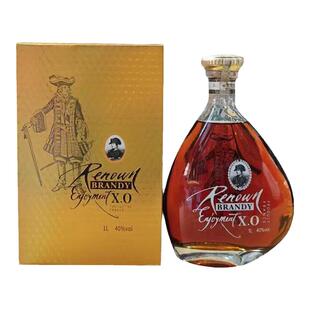 法国进口雷诺悦享拿破仑xo白兰地40度1L洋酒正品行货雷诺1000ml酒