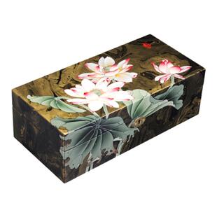 晋元恒禅意古风漆器首饰盒大容量多层收纳盒古典仿古金色国风轻奢