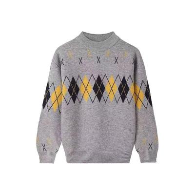 细毛线羊毛衫婵织男童加厚保暖