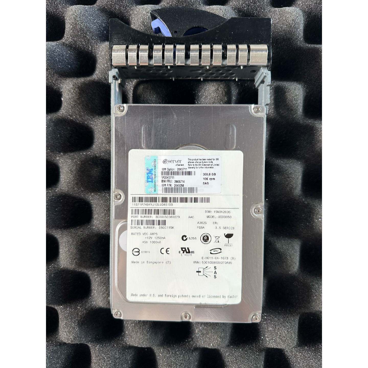 议价IBM拆机300GB3.5寸10K26K5714可维修