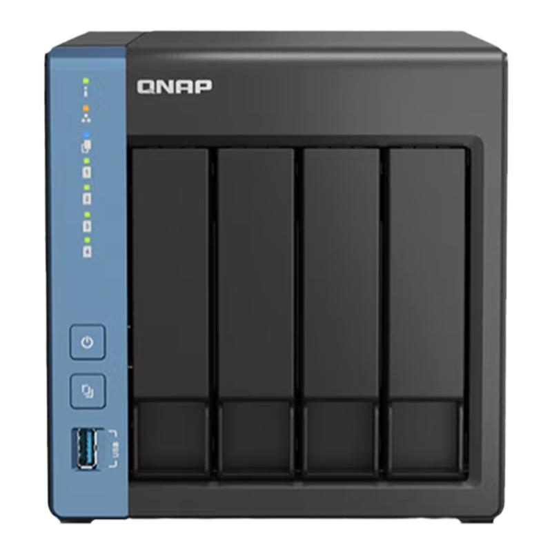 威联通（QNAP） TS-416四盘位四核心nas网络存储服务器 私有云盘 共享备份远程访问 4G内存