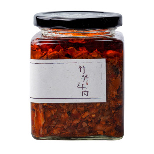 三生川竹笋牛肉酱香辣拌饭拌面酱开味下饭辣椒酱四川特产辣酱调料