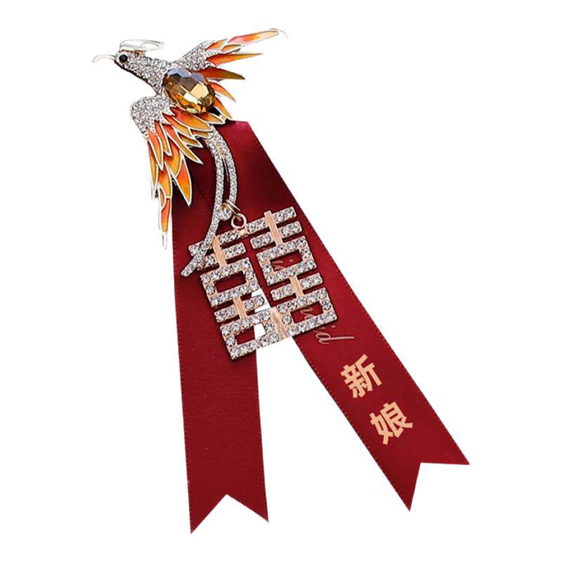 满钻闪耀龙凤新郎新娘婚礼胸花高档父母亲胸针结婚襟花礼服配饰品