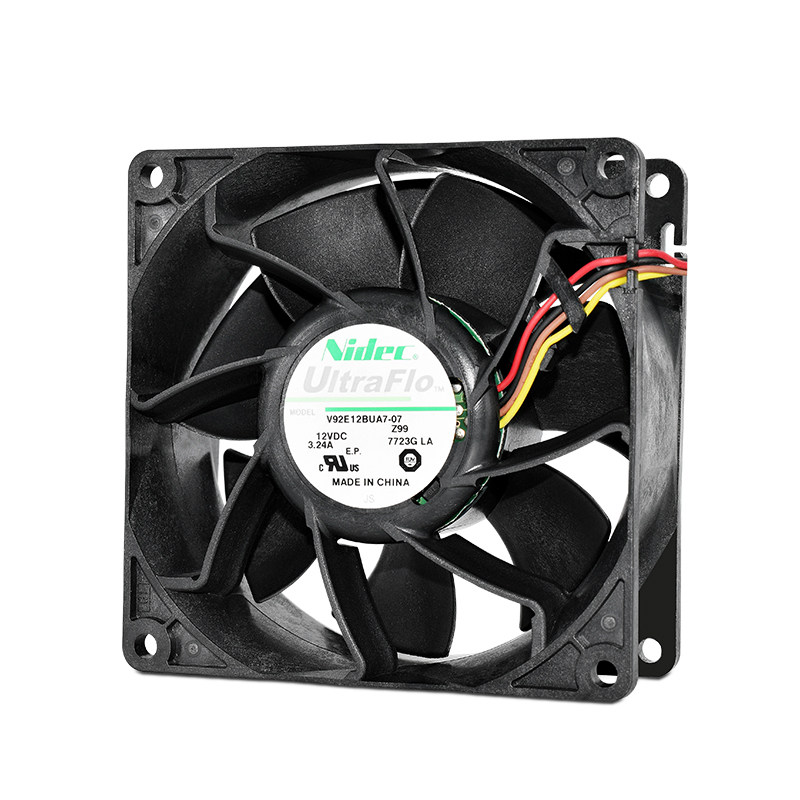 Nidec暴力12V9038风扇8500转pwm