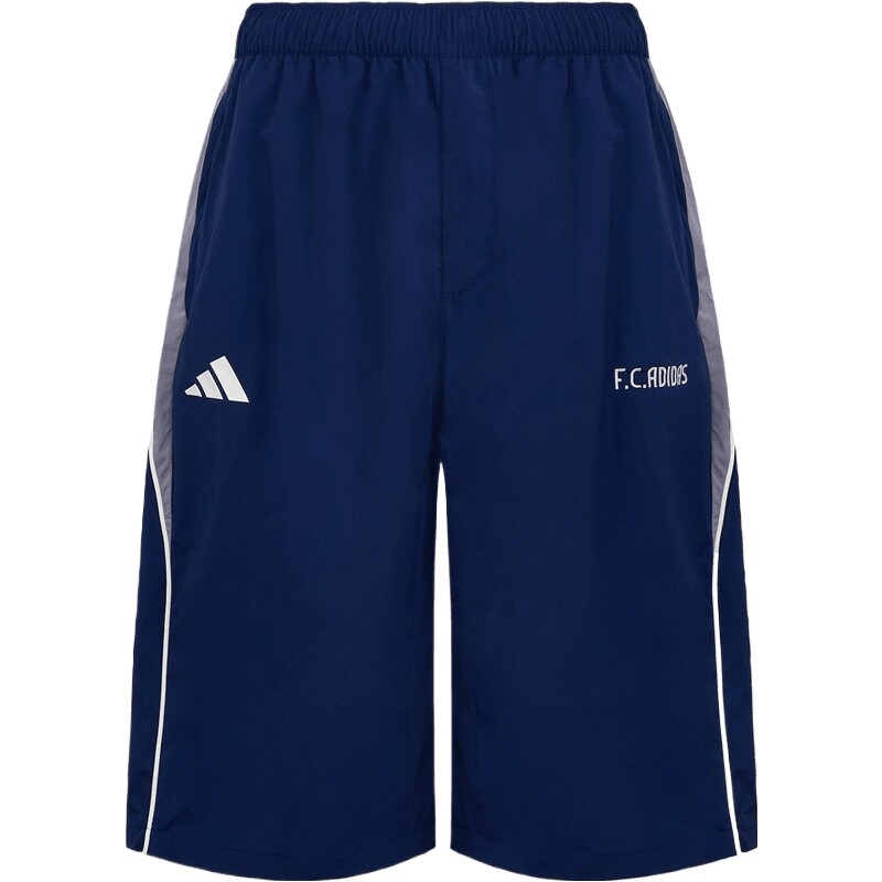 adidas阿迪达斯男子三条纹足球风系列休闲运动短裤KX2827
