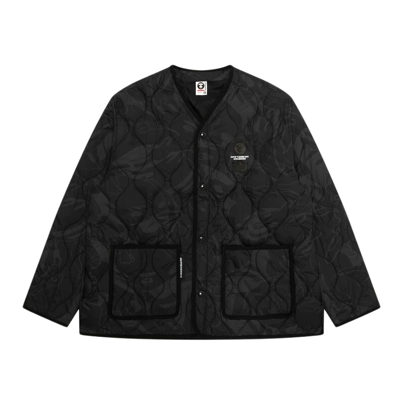 Aape联名AlphaIndustries羽绒服