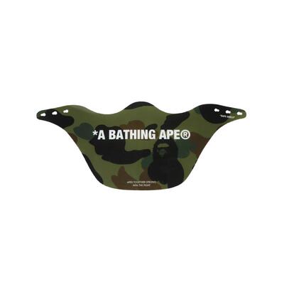 BAPE配饰猿人迷彩字母图案潮流面饰面罩182202F