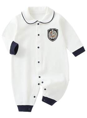 贝肽斯学院风婴儿连体衣外出服