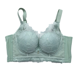 正品新美婷文胸内衣中厚AB通用杯无钢圈山茶花聚拢女1241文胸罩