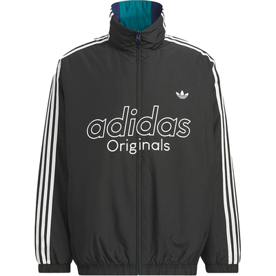 Adidas/阿迪达斯官方正品三叶草男士双面穿宽松复古棉服KS5954