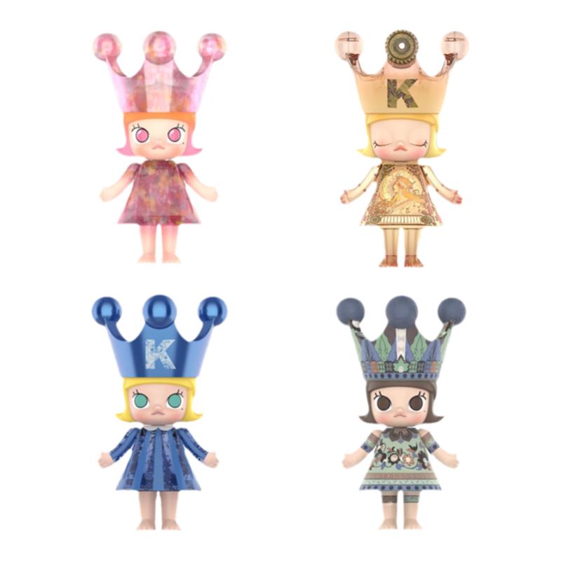 POPMART泡泡玛特ROYAL MOLLY蜷川美林穆夏莫奈皇冠公主大娃潮玩