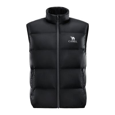 骆驼户外面包马甲羽绒服女款男款抗菌抗静电防水鸭绒羽绒马甲外套