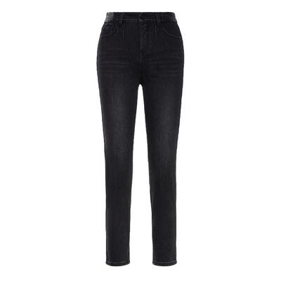 FIVE PLUS牛仔裤女四面弹铅笔裤小黑裤百搭显瘦S裤