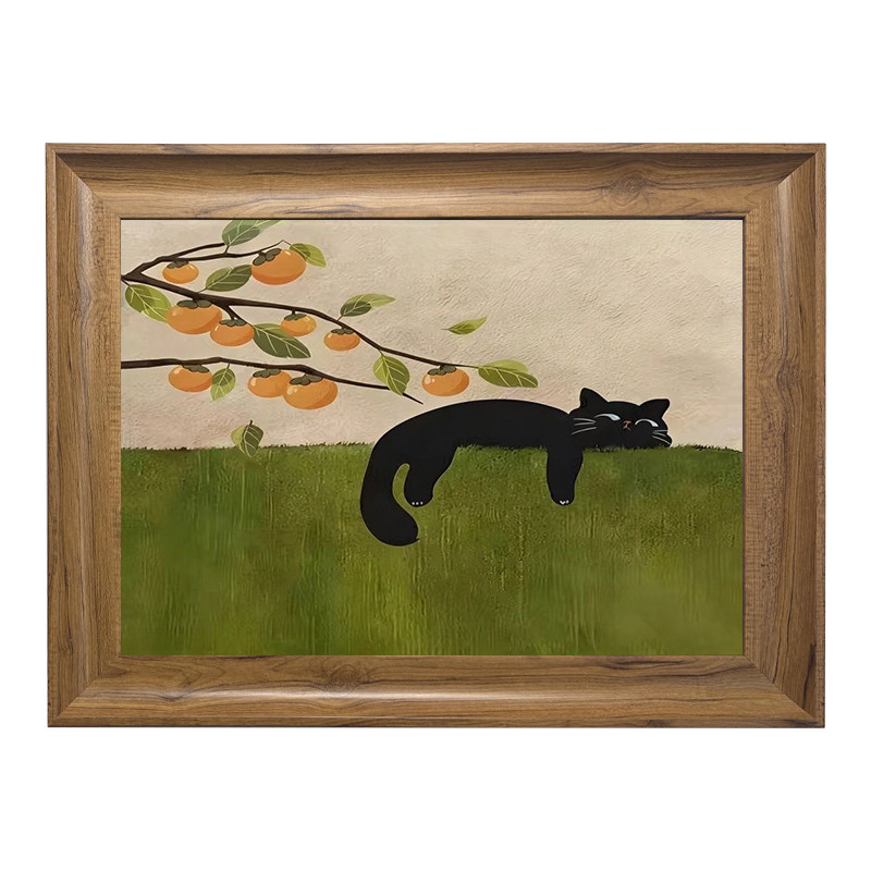 中古风电表箱装饰挂画免打孔